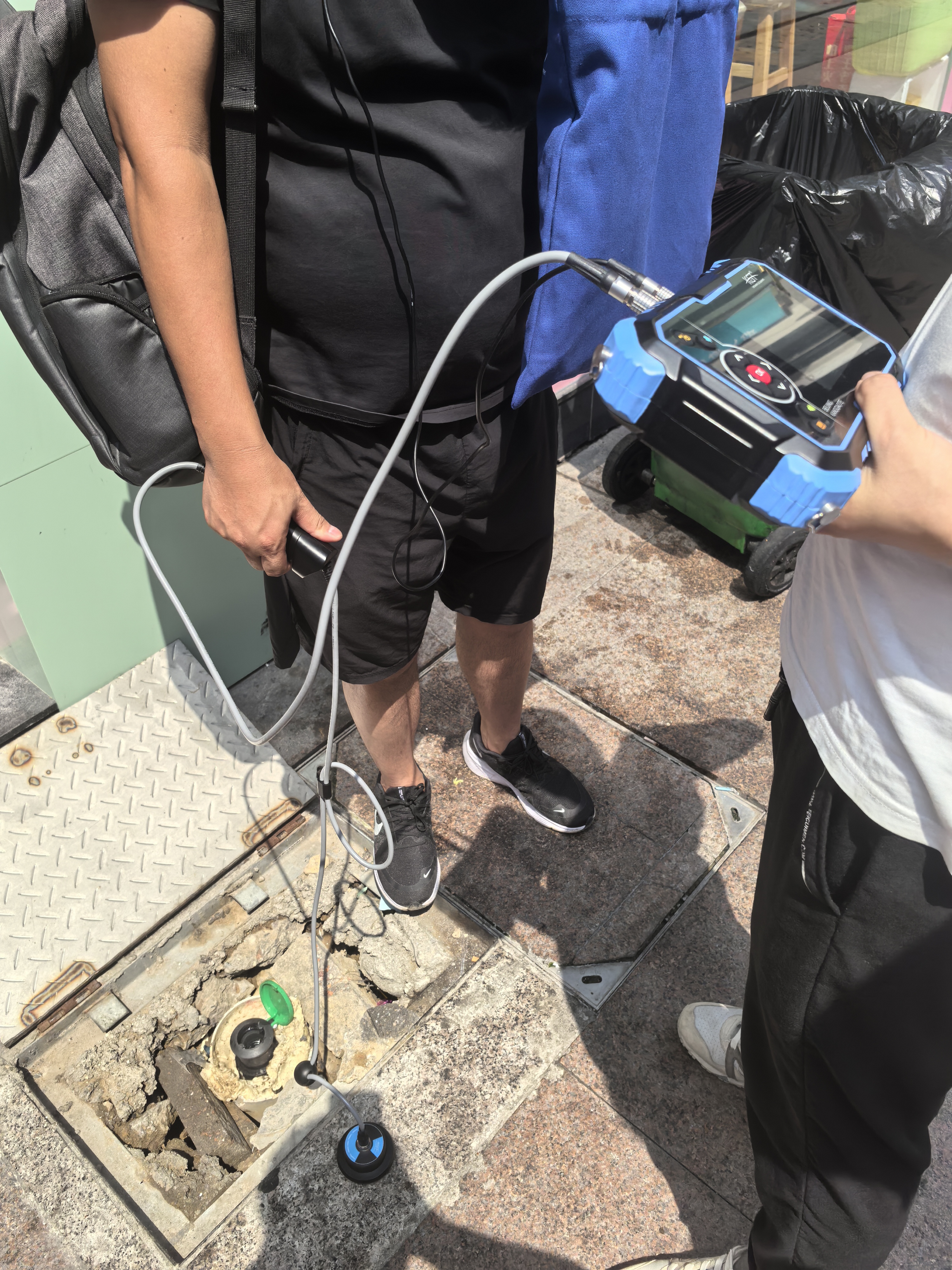 聽(tīng)漏儀現(xiàn)場(chǎng)