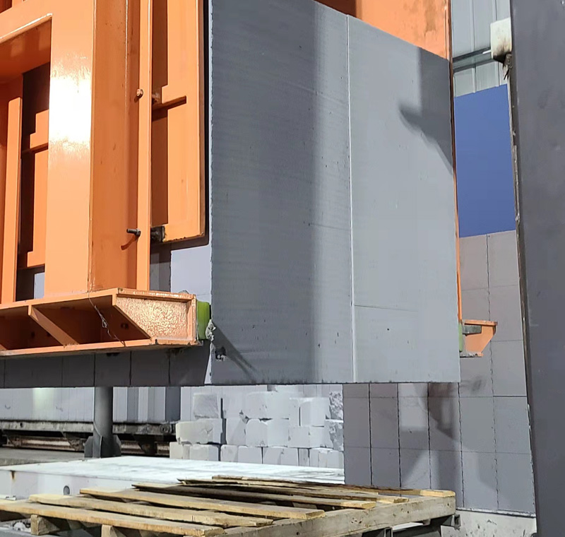 加氣塊廠(chǎng)成品打包區(qū)